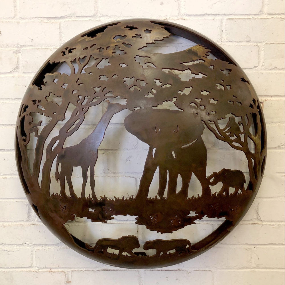 The Firepit Company - Africa Illuminated Wall Art