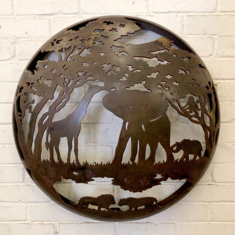 The Firepit Company - Africa Illuminated Wall Art
