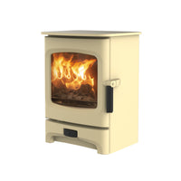 Charnwood Aire 3 Eco Wood Burning Stove - Almond - Low Stand