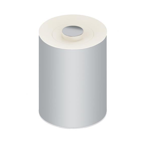 Keuco Plan Waste Bin in Aluminium Lacquer & White - Clearance