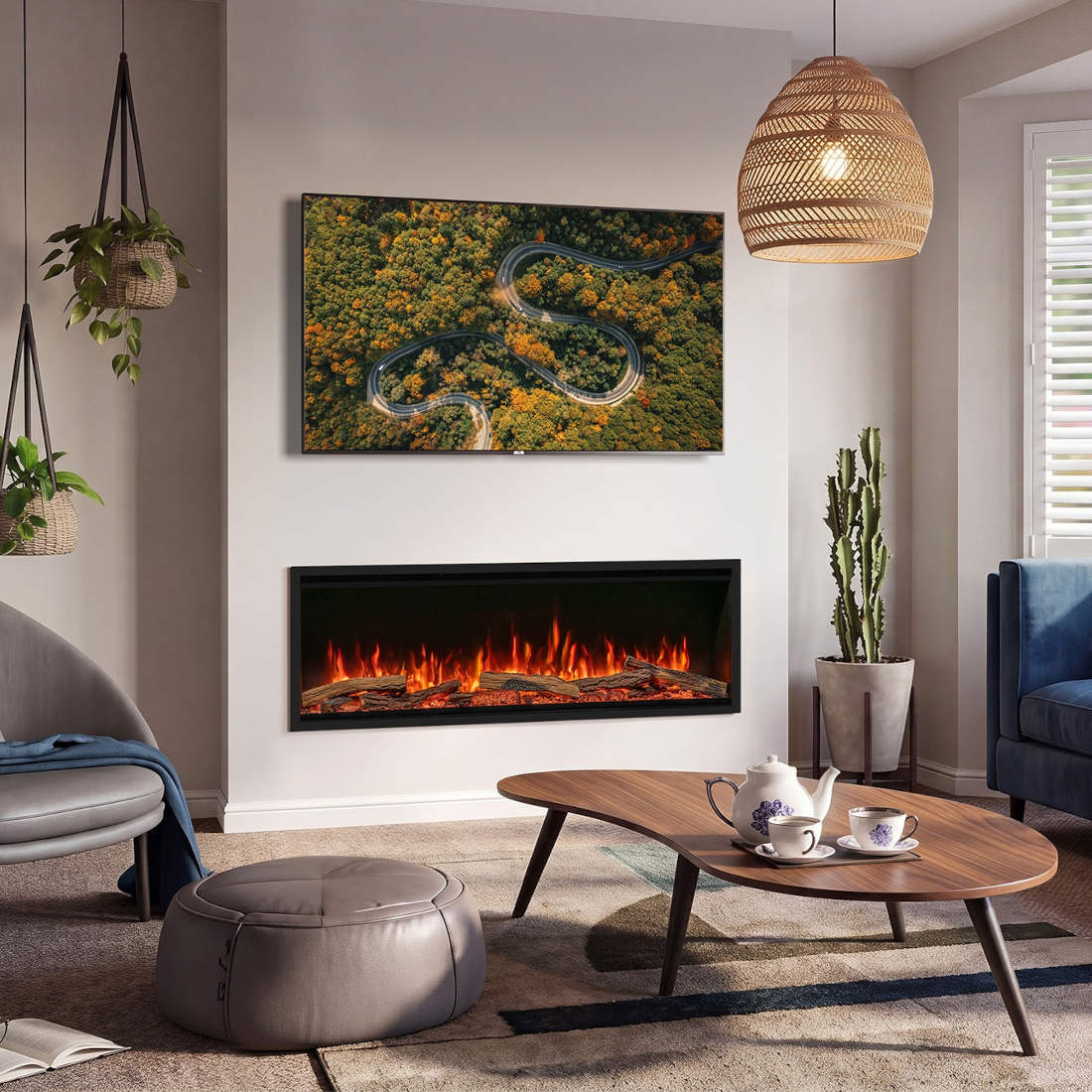 Gazco FireFX Atmos Deep 135RD Electric Inset Fire