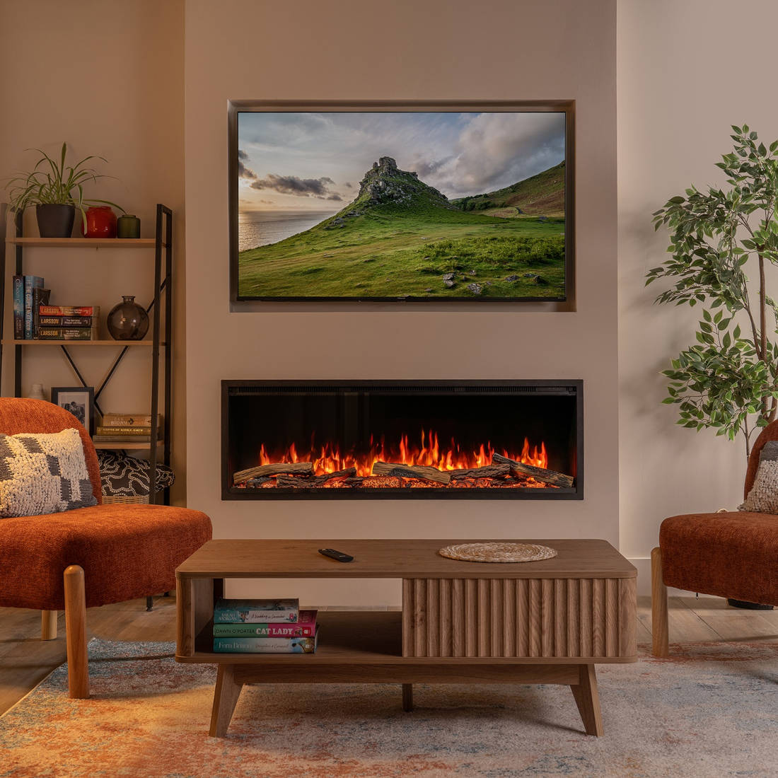 Gazco FireFX Atmos Deep 135RD Electric Inset Fire