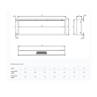 Gazco FireFX Atmos Deep 135RD Electric Inset Fire