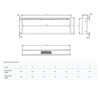 Gazco FireFX Atmos Deep 165RD Electric Inset Fire