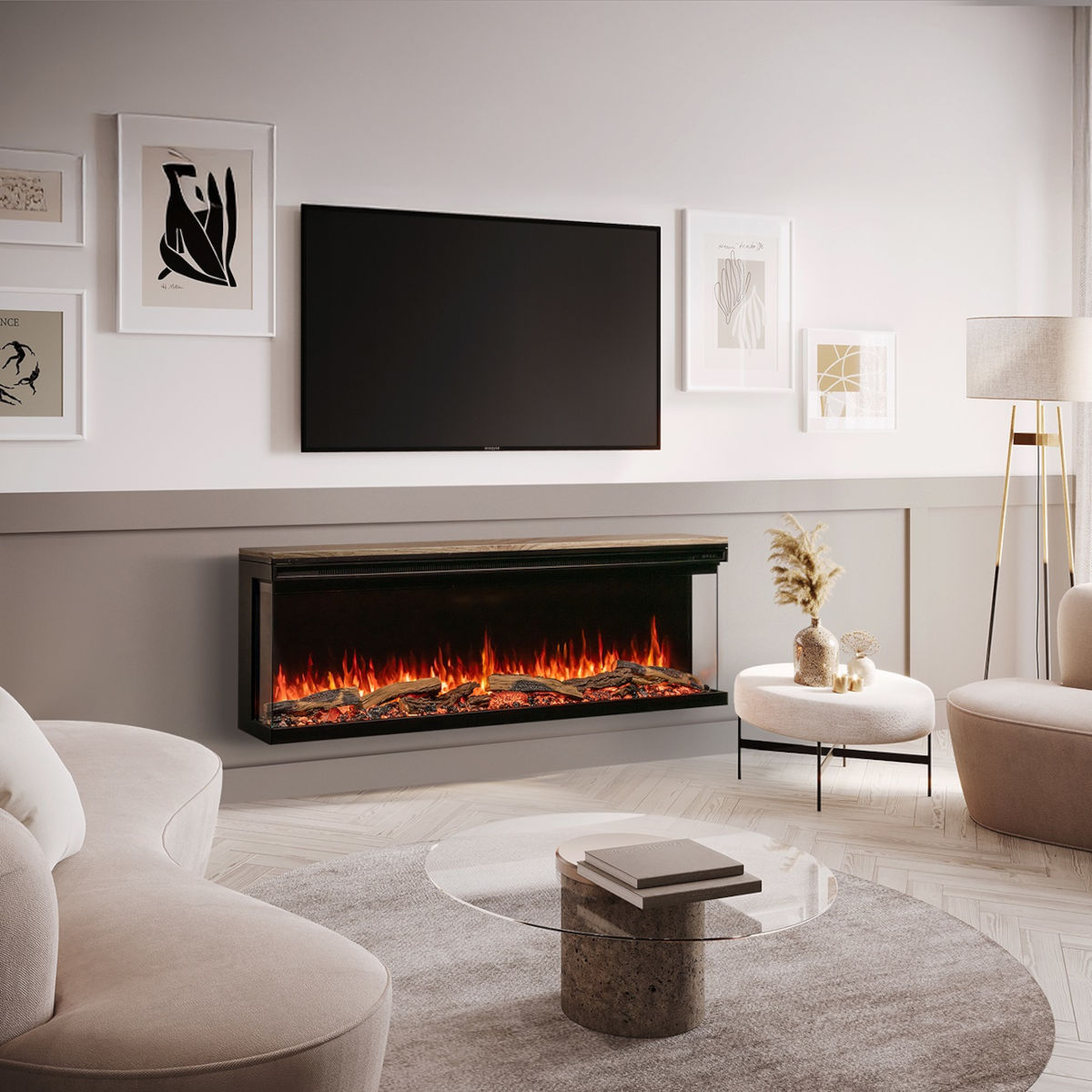 Gazco FireFX Atmos Versa 165W Electric Inset Fire