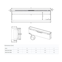 Gazco FireFX Atmos Versa 135W Electric Inset Fire