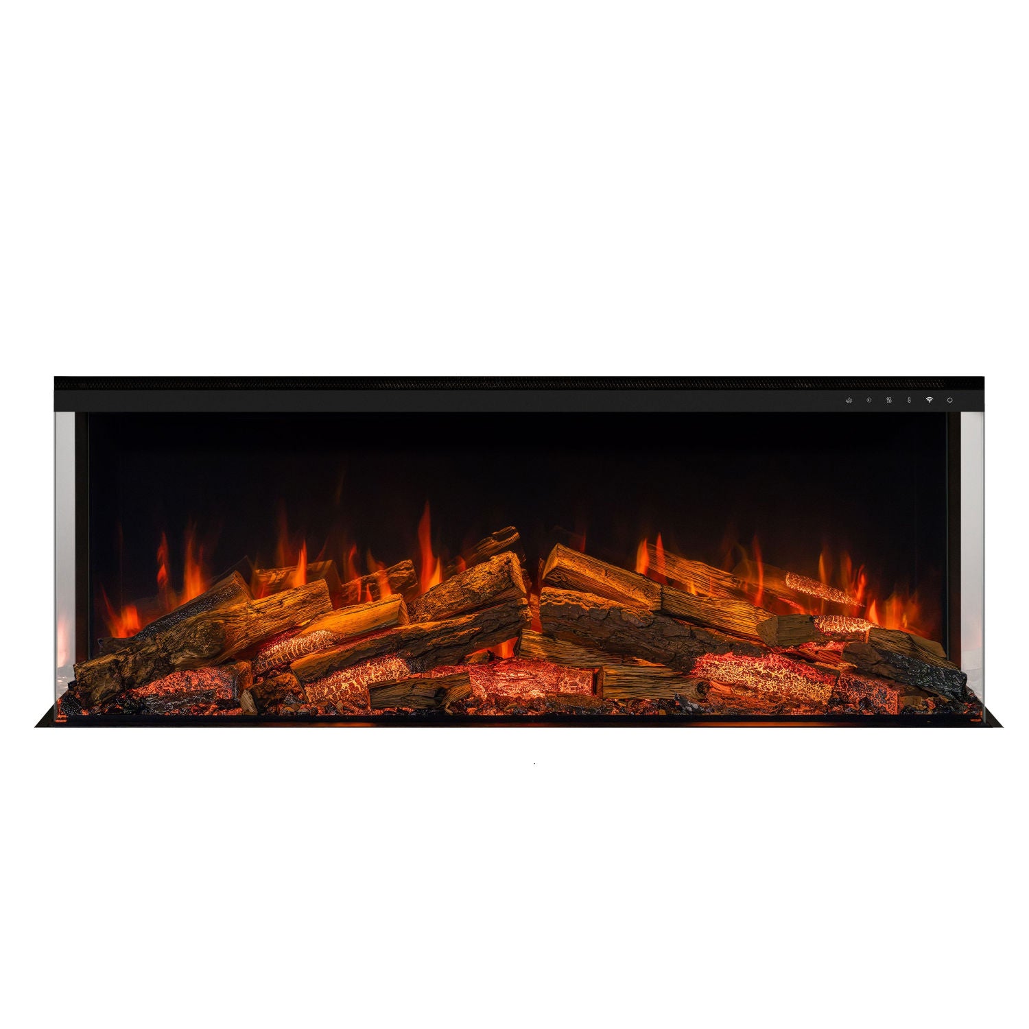 Gazco Onyx Avita 120RW Electric Fire with Luxury Logscape - Showroom Exclusive