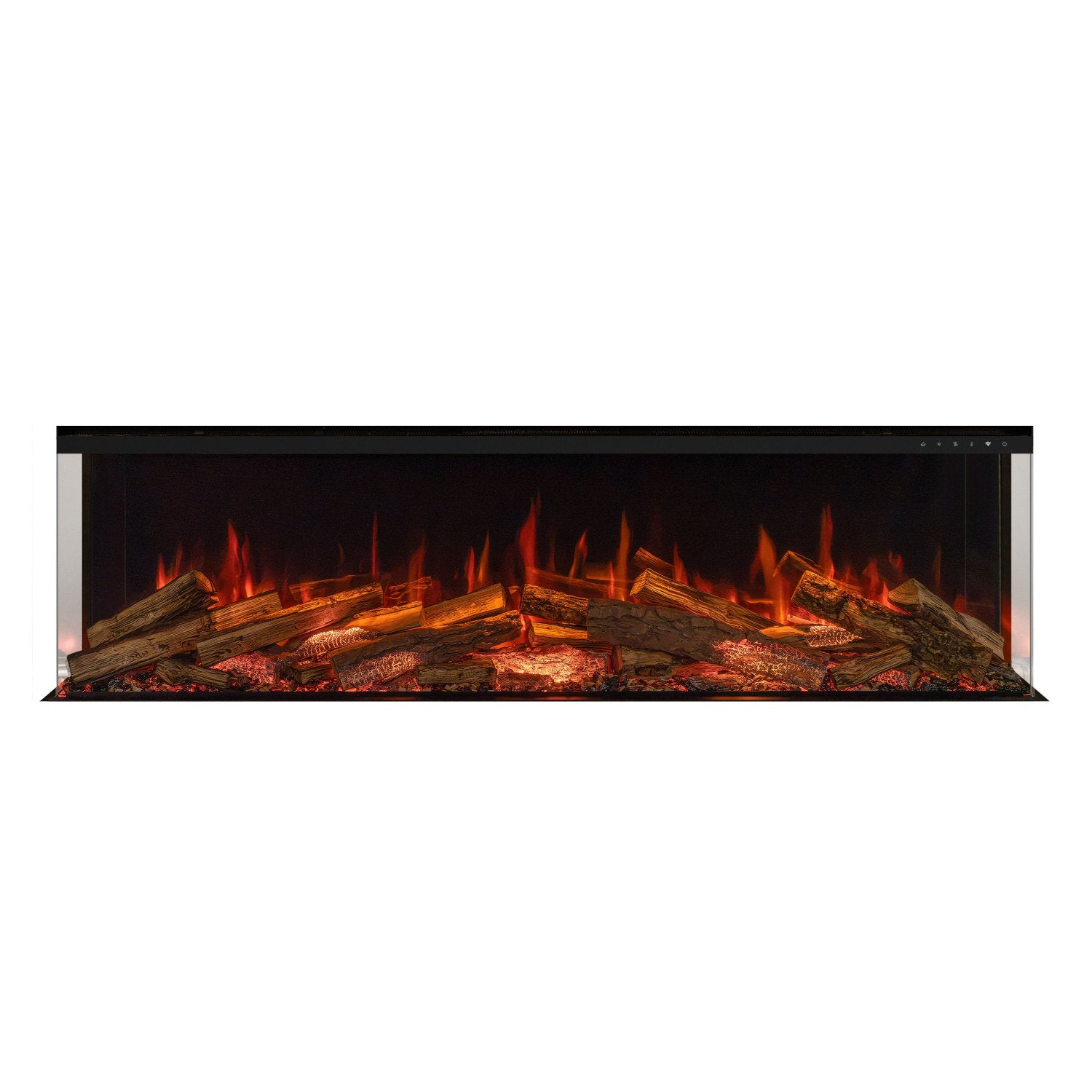 Gazco Onyx Avita 160RW Electric Fire with Luxury Logscape - Showroom Exclusive