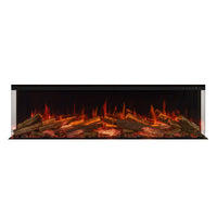 Gazco Onyx Avita 160RW Electric Fire with Luxury Logscape - Showroom Exclusive