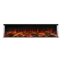 Gazco Onyx Avita 190RW Electric Fire with Luxury Logscape - Showroom Exclusive
