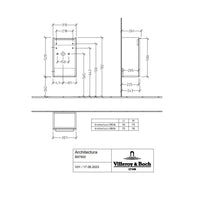 Villeroy & Boch Architectura Vanity Unit, 1 Door LH Hinge - 310 x 261 x 520 mm