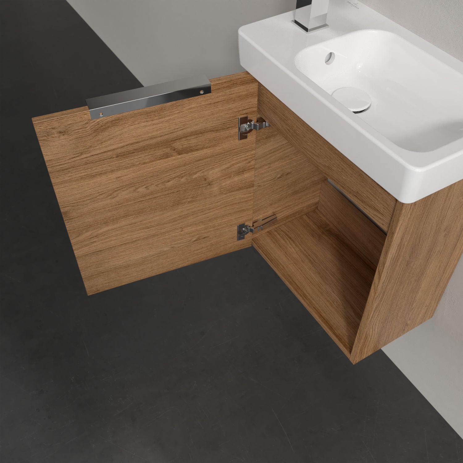 Villeroy & Boch Architectura Vanity Unit, 1 Door LH Hinge - 430 x 273 x 520 mm