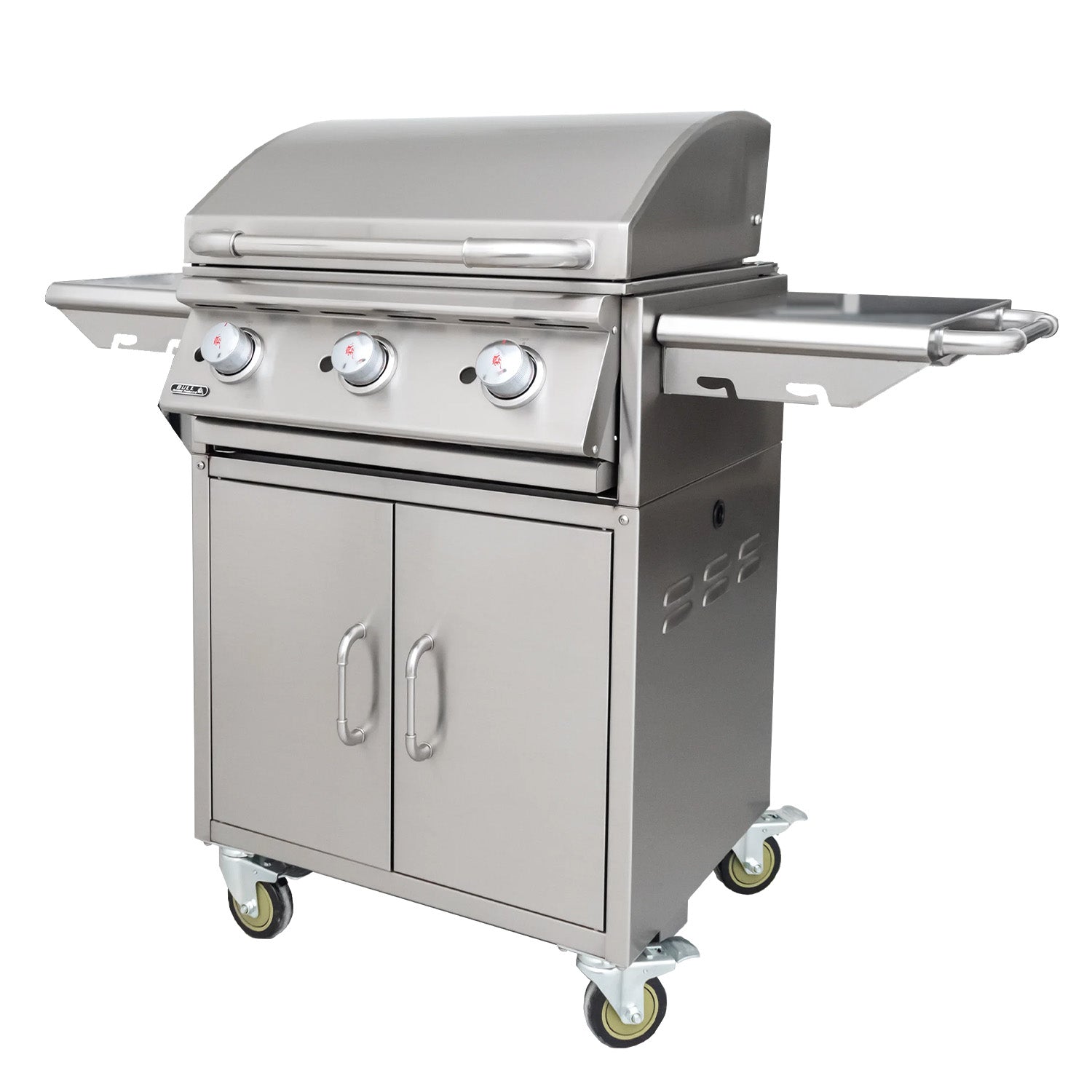 Bull BBQ Plancha Griddle 60cm Gas BBQ Cart - 3 Burners