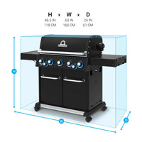 Broil King Baron 590 IRX Shadow Gas BBQ - FREE Accessory Pack