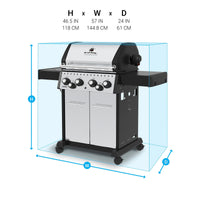 Broil King Crown 490 Shadow Gas BBQ