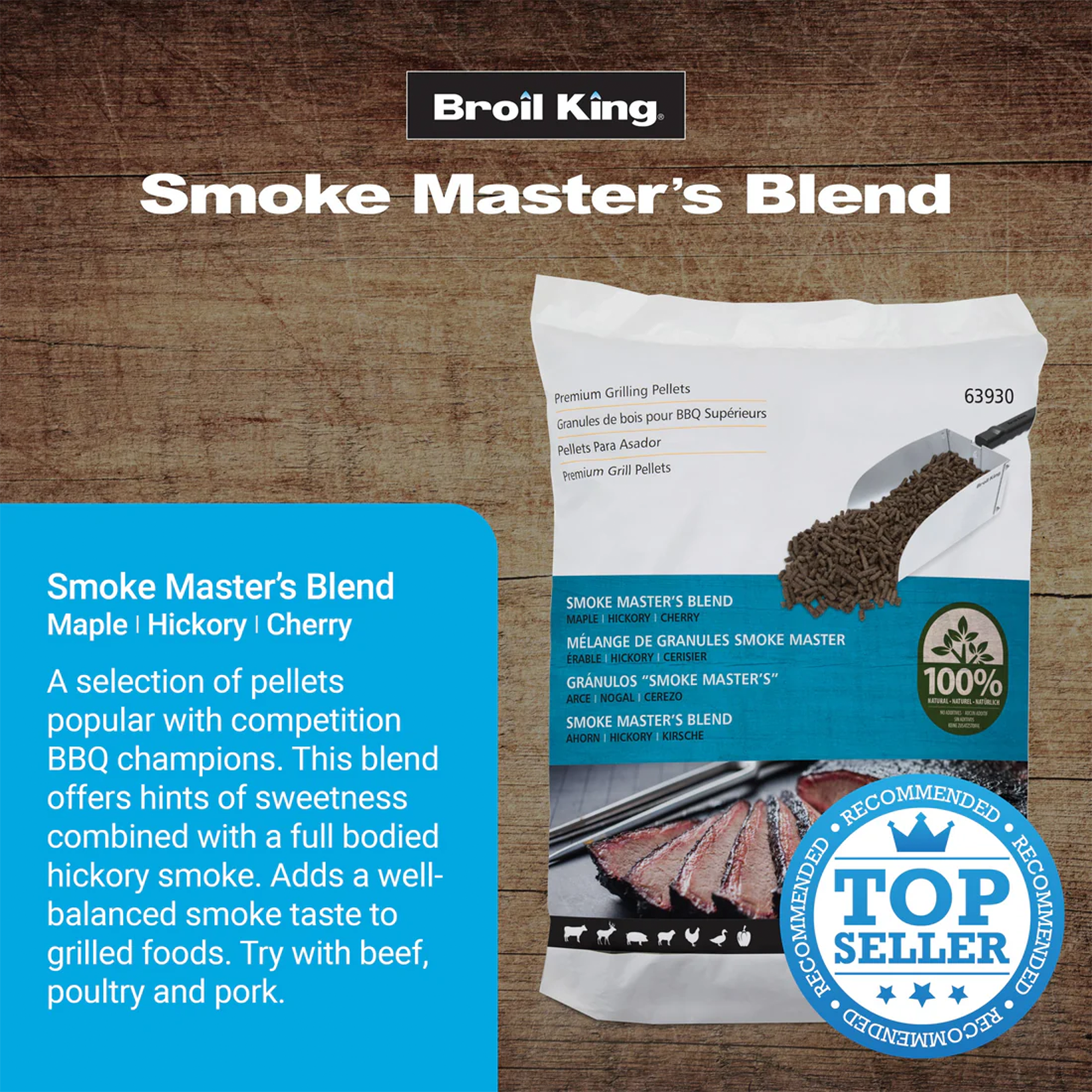 Broil King Pellets - Master Blend 3lb (1.4kg)
