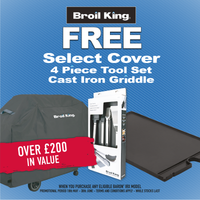 Broil King Baron 590 IRX Shadow Gas BBQ - FREE Accessory Pack