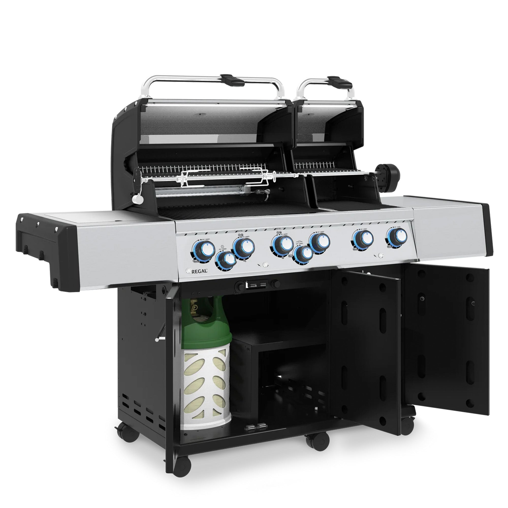 Broil King Regal 690 - Includes Rotisserie Burner and Premium Rotisserie Kit Included
