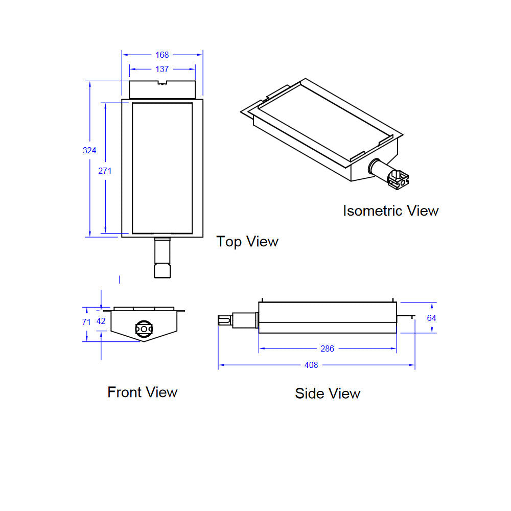 Bull BBQ Component Infrared Searing Burner