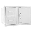Bull BBQ Component 80cm Door and Drawer Combo
