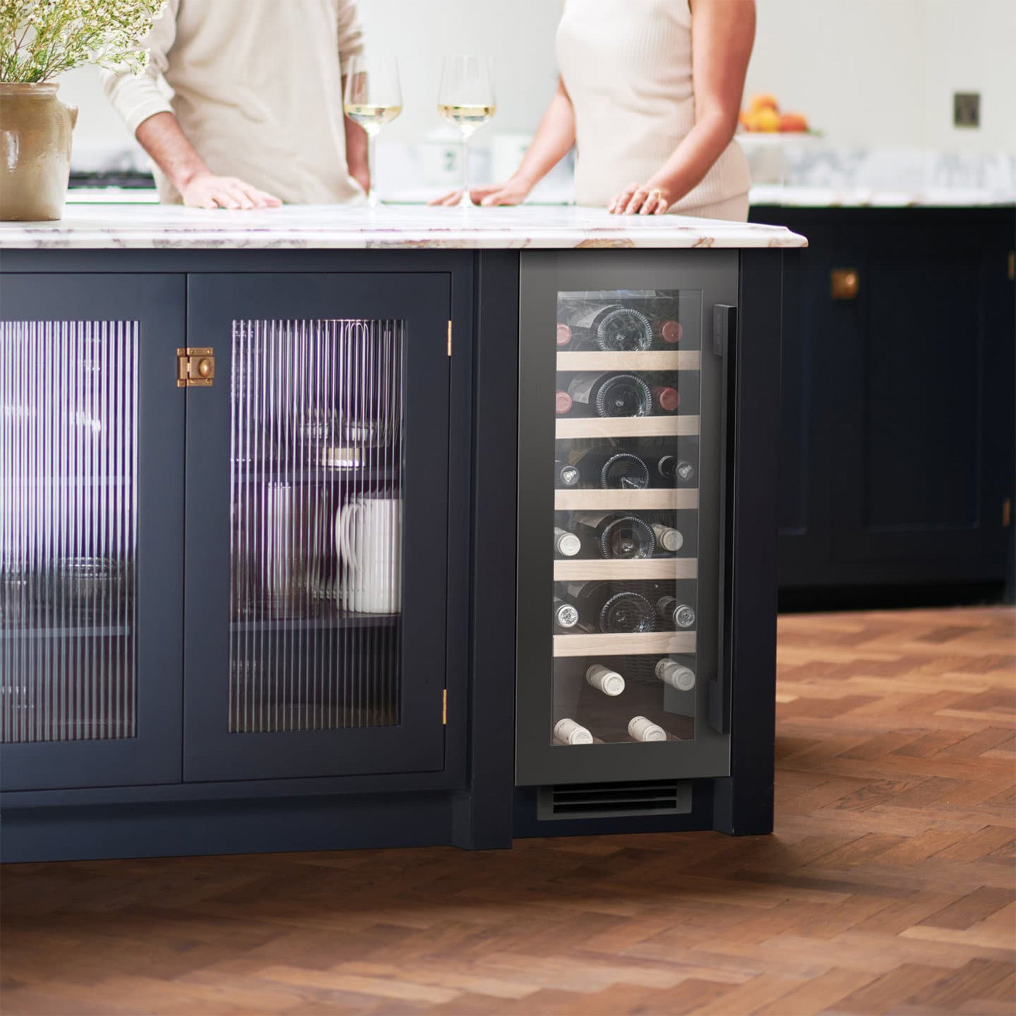 Caple Undercounter Single Zone Cooler - Gunmetal