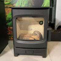 Charnwood Aire 3 Eco Wood Burning Stove Matt Black - Low Stand - Clearance