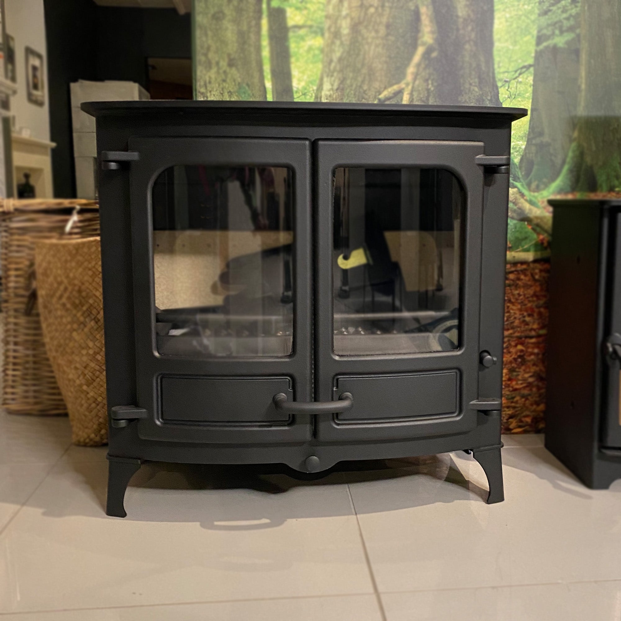 Charnwood Island III 12kW Eco Wood Burning Stove - DEFRA Approved - Ex-Display