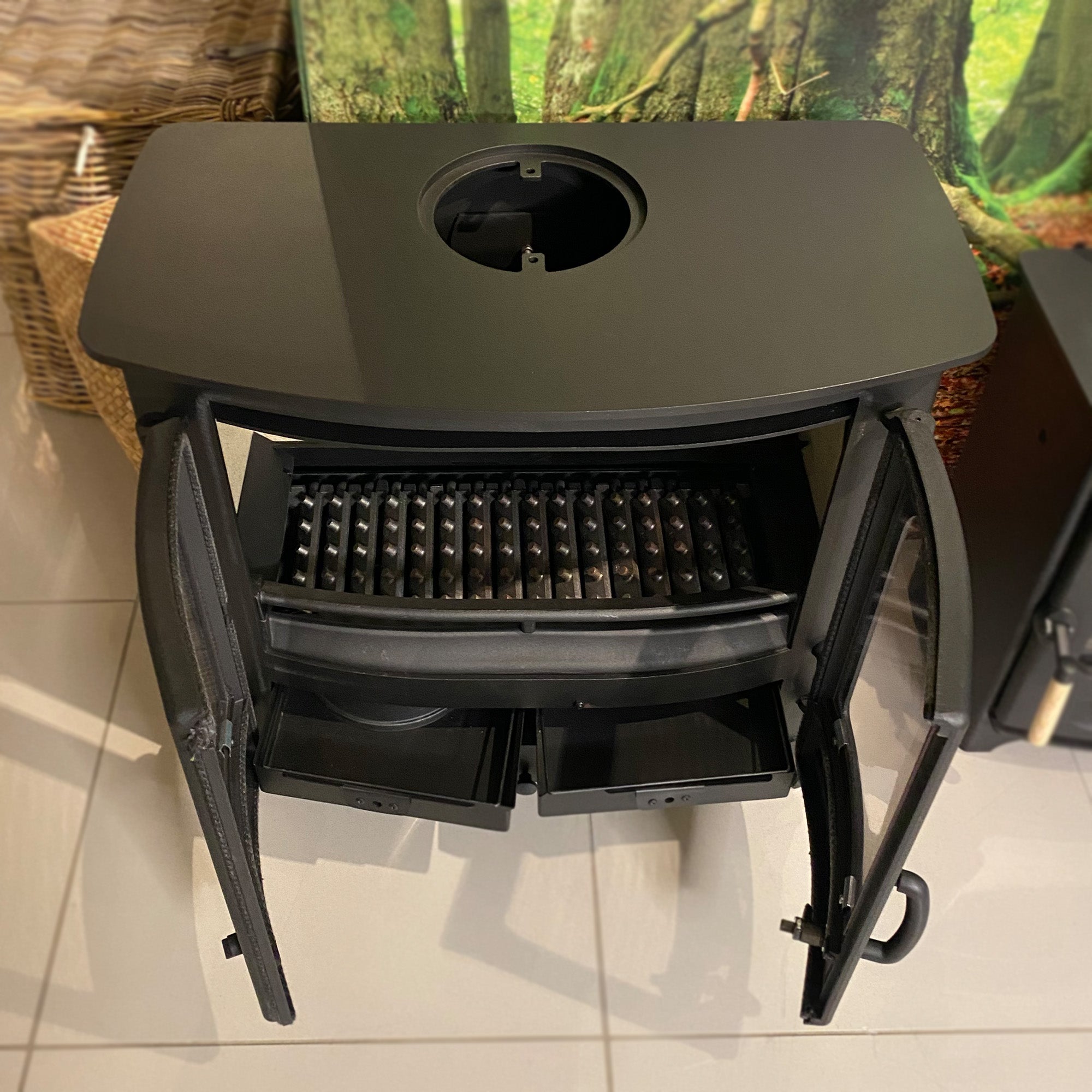 Charnwood Island III 12kW Eco Wood Burning Stove - DEFRA Approved - Ex-Display