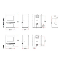 Charnwood Skye E700 D Wood Burning Stove