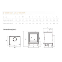 Gazco Chesterfield 5 Gas Stove - Balanced Flue - Showroom Exclusive