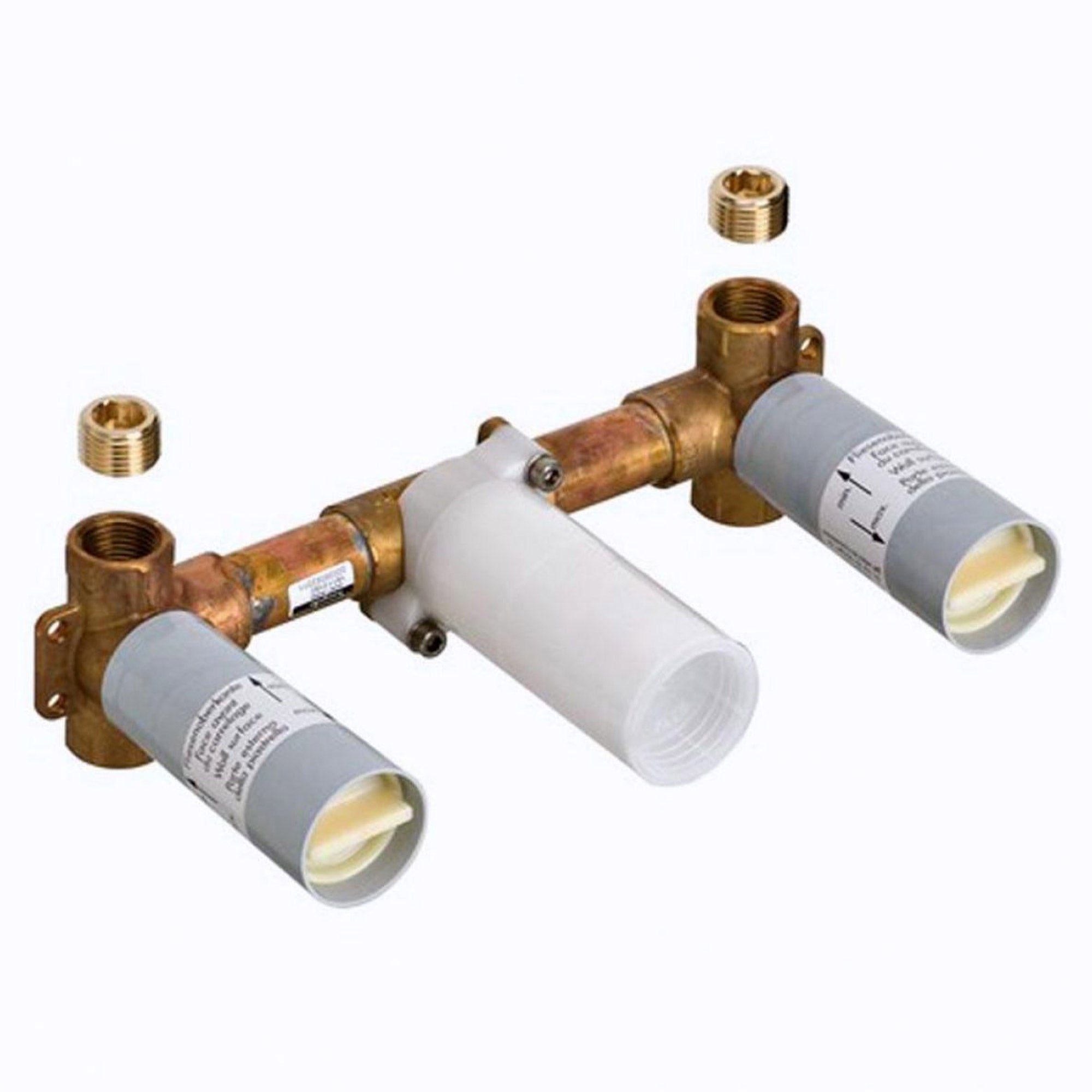 Axor Basic Set For 3-Hole Wall Mixer For Concealed Installation