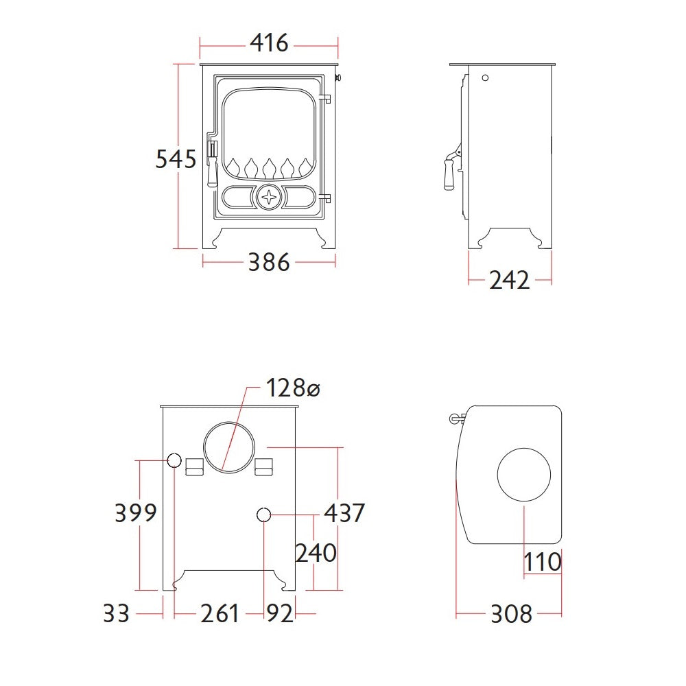Charnwood Country 4 Wood Burning Stove