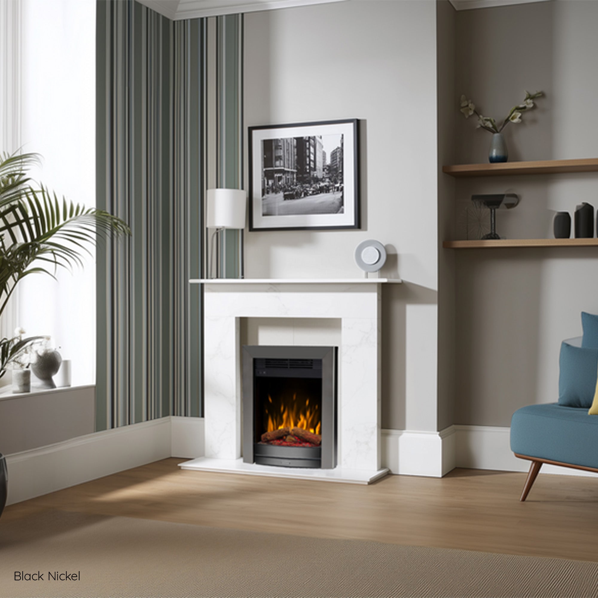 Dimplex Optiflame Luna Inset Fire - Available in Various Colours