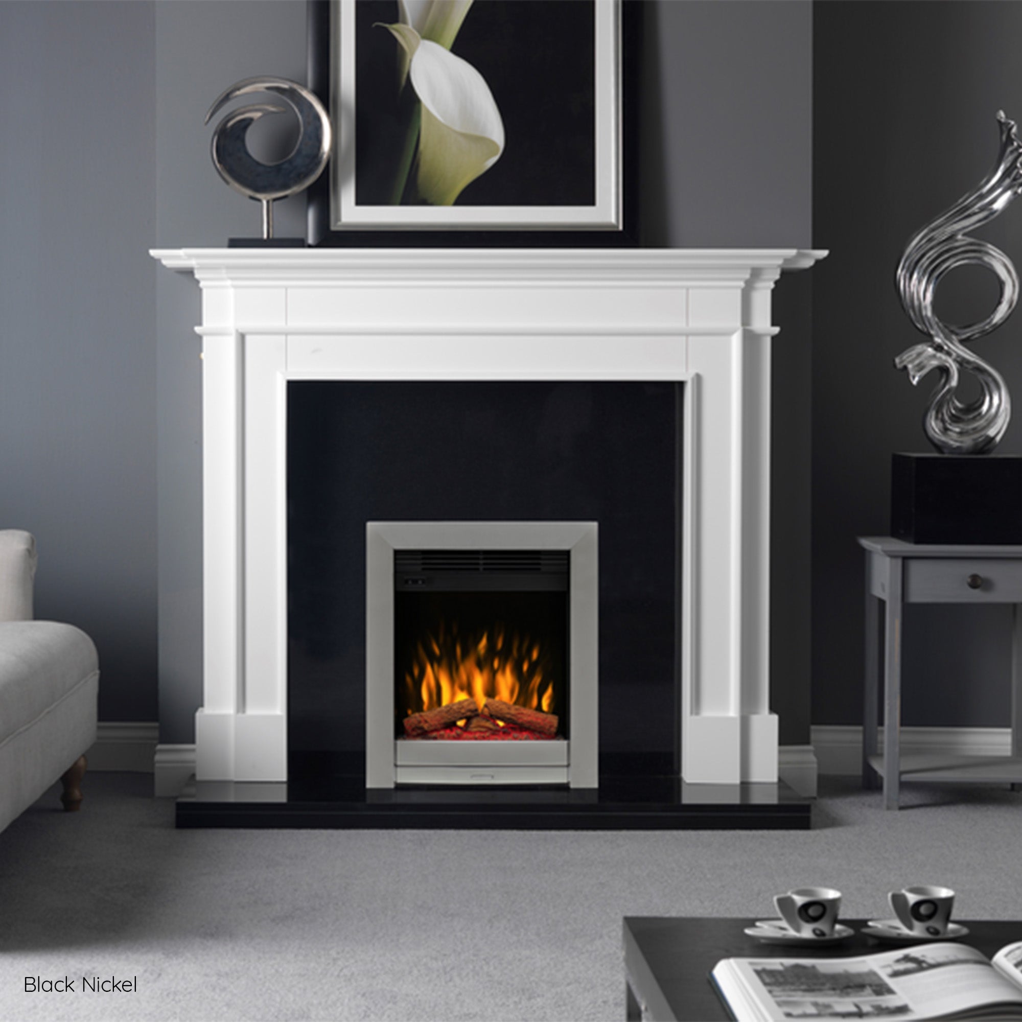 Dimplex Westcott Inset Dimplex Optiflame Luna Inset Fire - Available in Various Colours - Bell ...