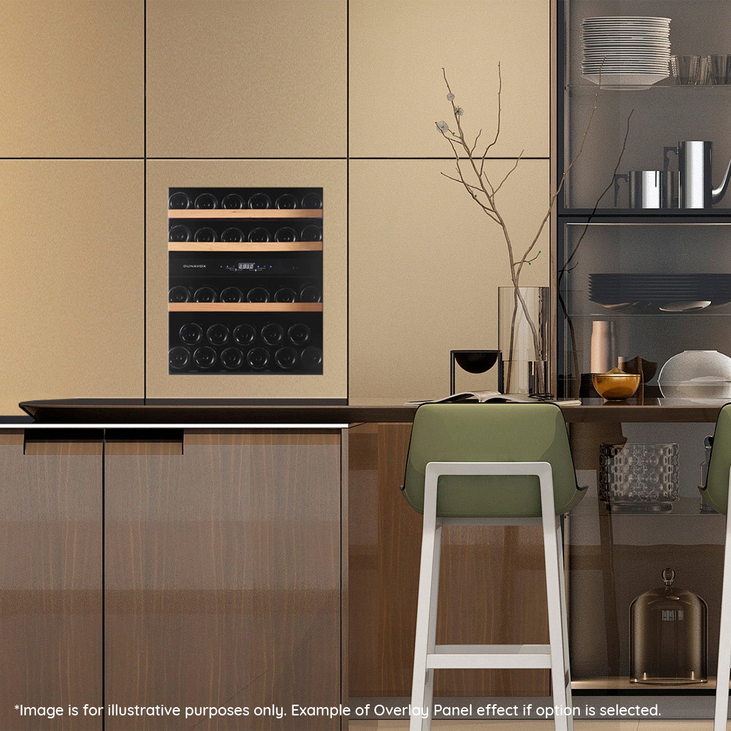 Dunavox Flow-45 Undercounter Wine Cooler - Available in 3 Colours