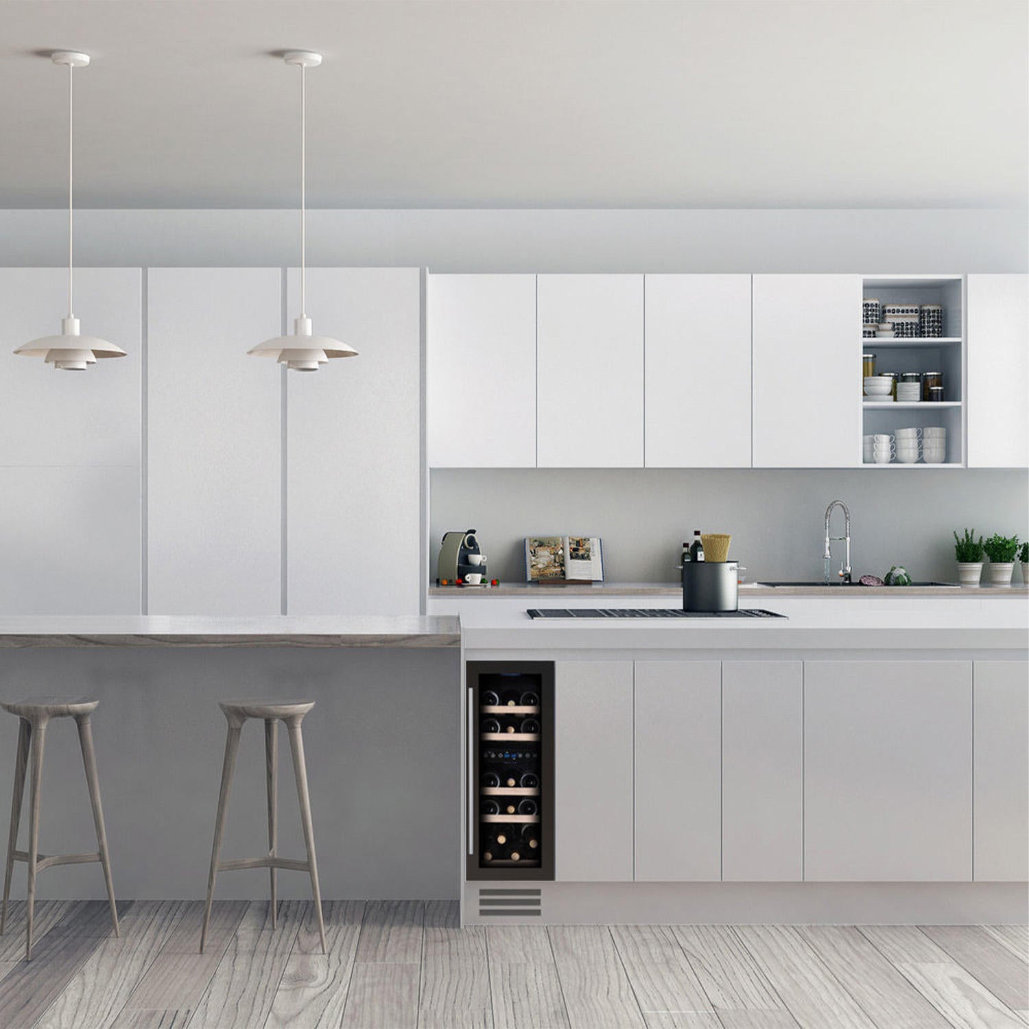 Dunavox Flow-17 Undercounter Wine Cooler - Available in 2 Colours