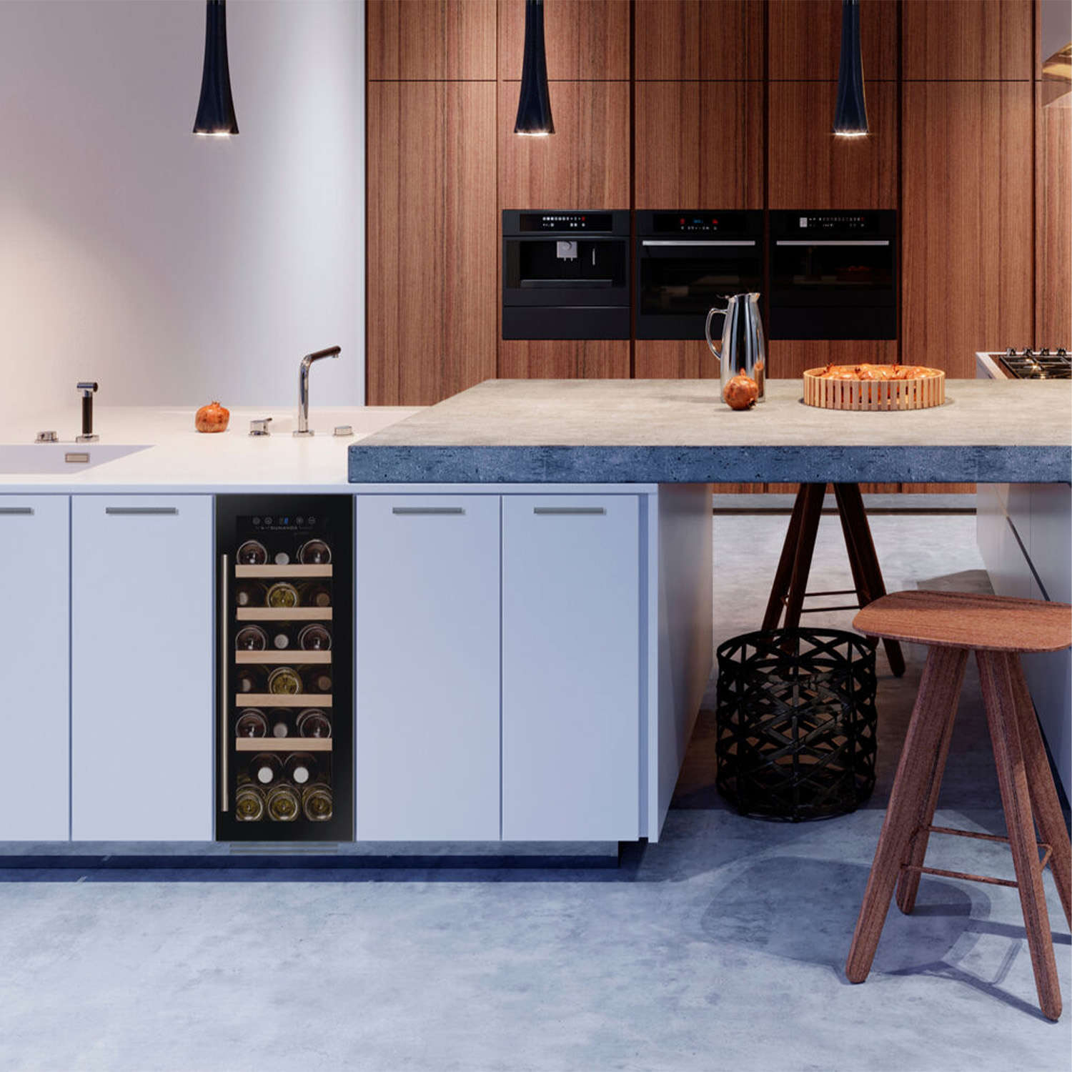 Dunavox Flow-19 Undercounter Wine Cooler - Available in 2 Colours