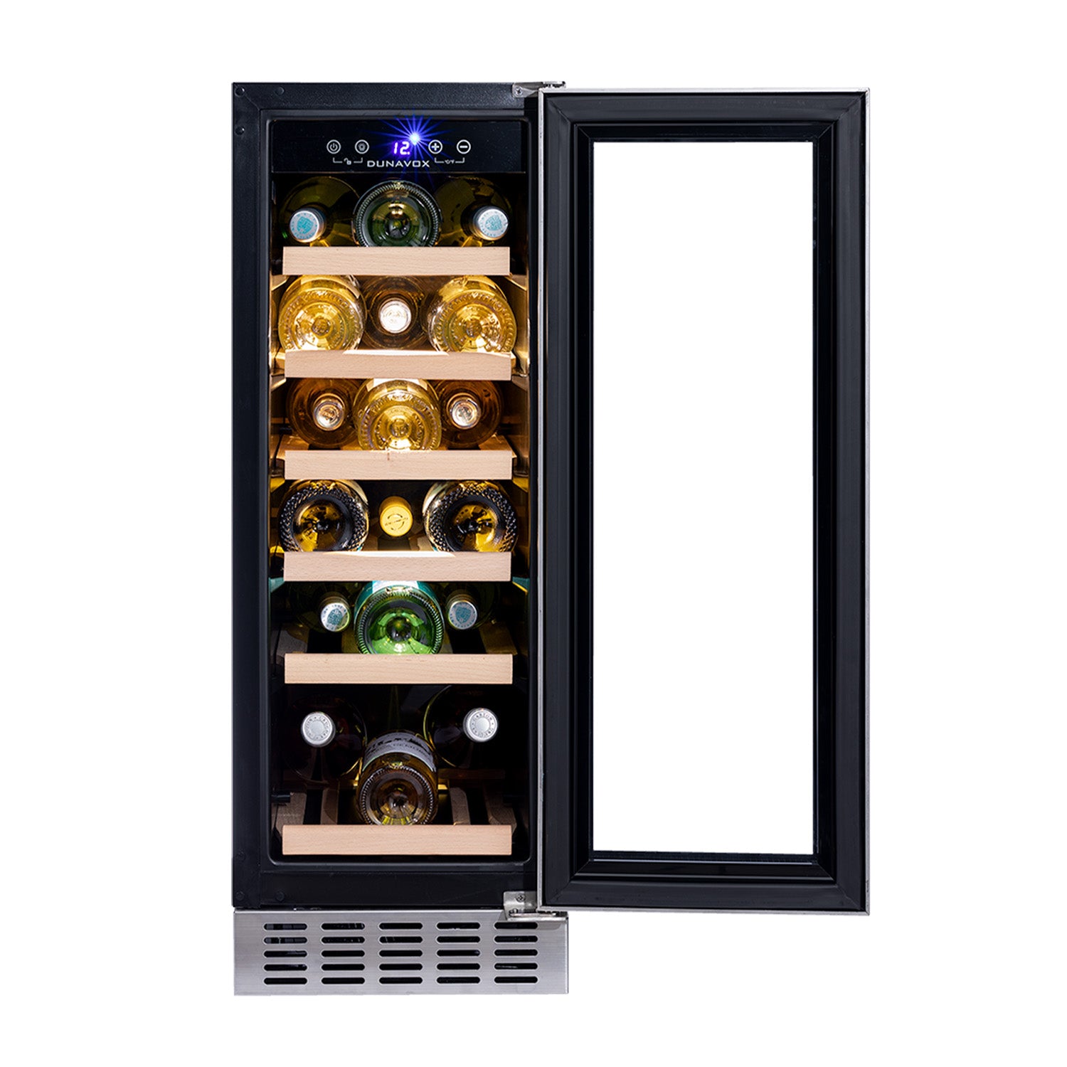 Dunavox Flow-19 Undercounter Wine Cooler - Available in 2 Colours