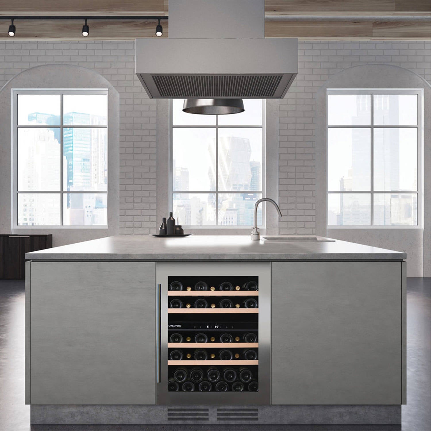 Dunavox Flow-39 Undercounter Wine Cooler - Available in 2 Colours