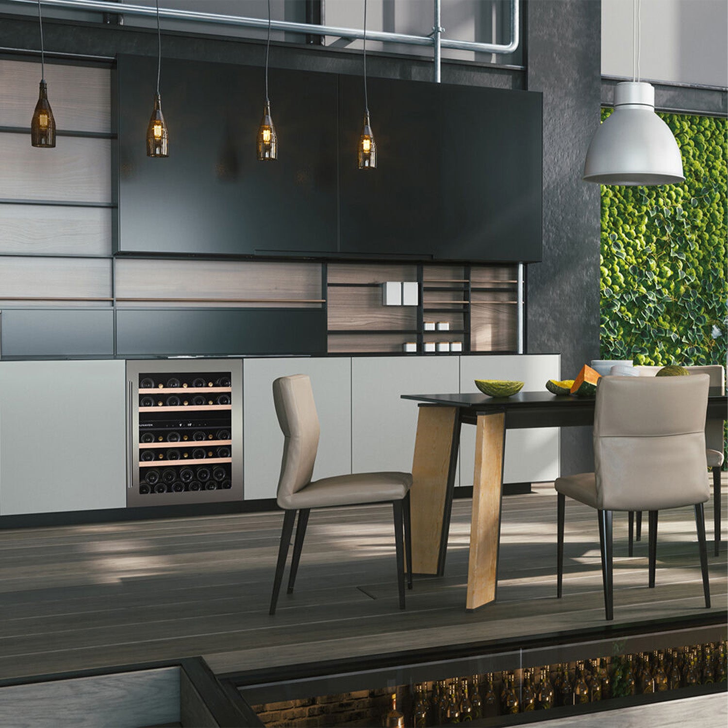 Dunavox Flow-39 Undercounter Wine Cooler - Available in 2 Colours