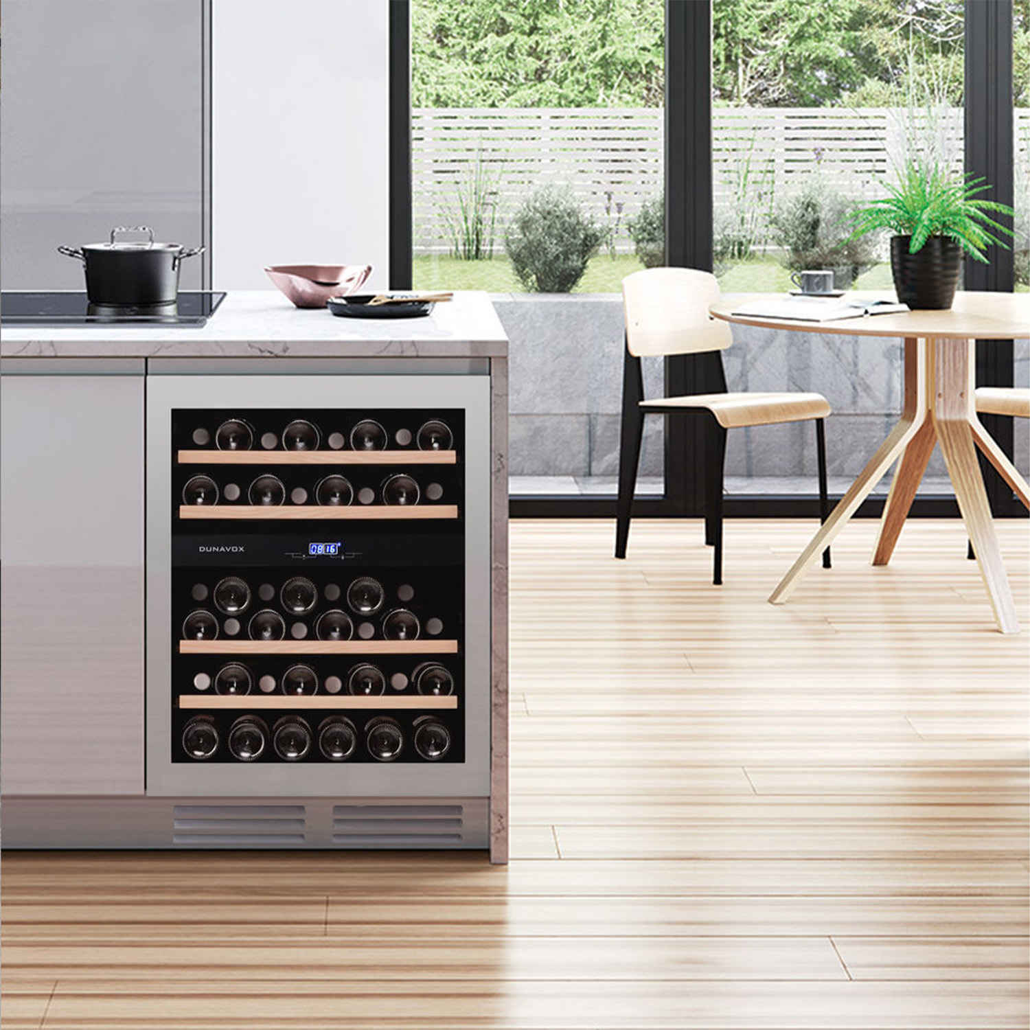 Dunavox Flow-45 Undercounter Wine Cooler - Available in 3 Colours
