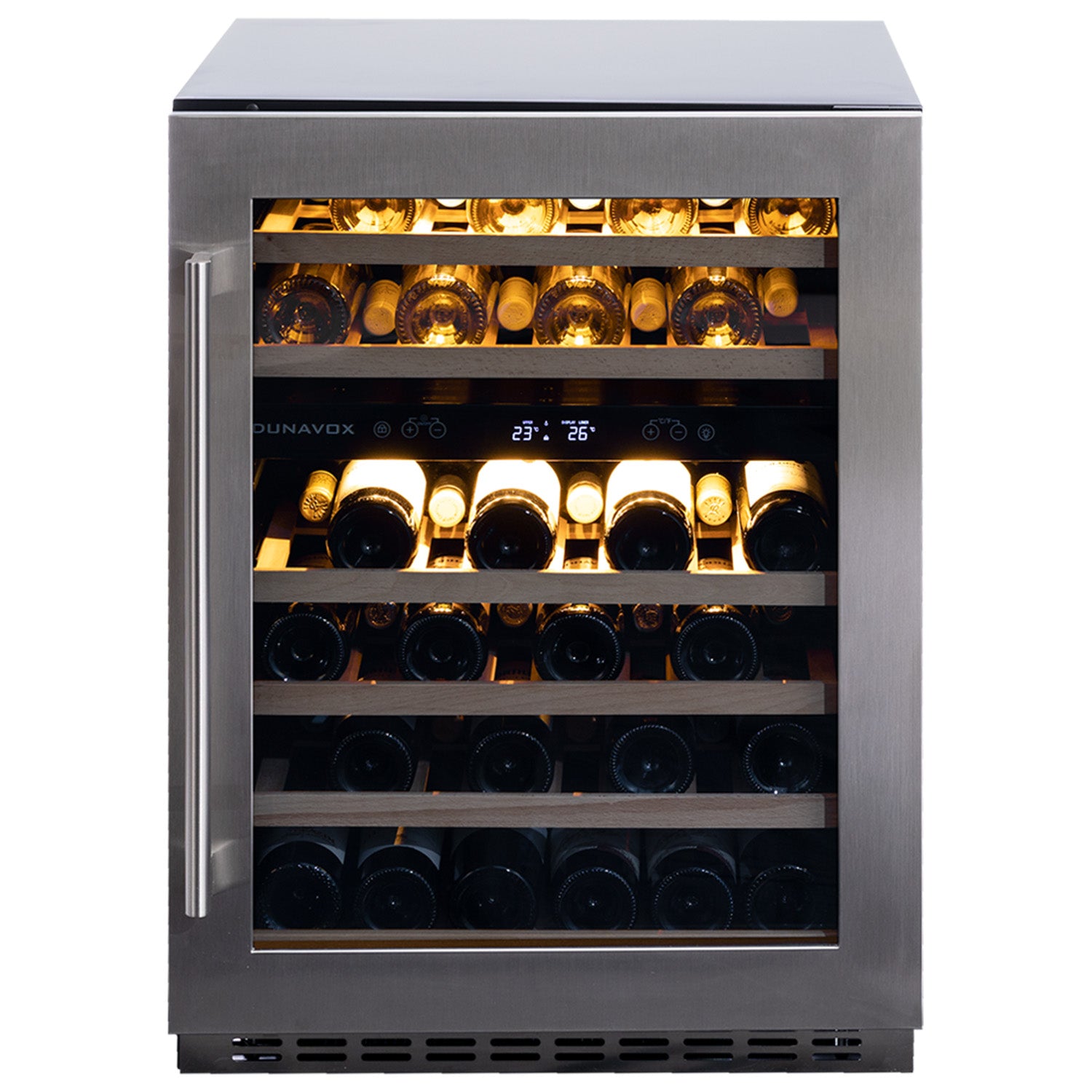 Dunavox Flow-46D Undercounter Wine Cooler - Available in 2 Colours