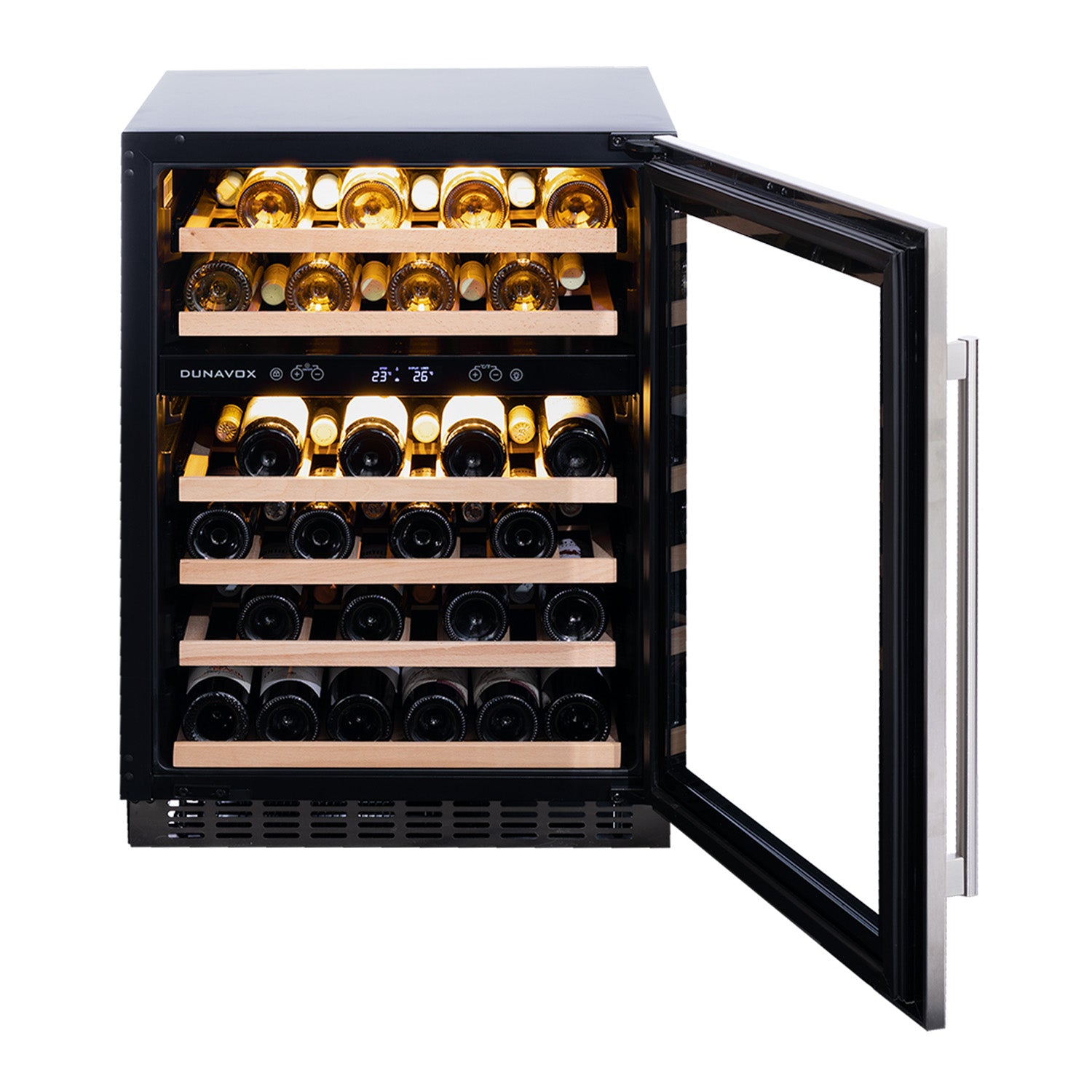 Dunavox Flow-46D Undercounter Wine Cooler - Available in 2 Colours