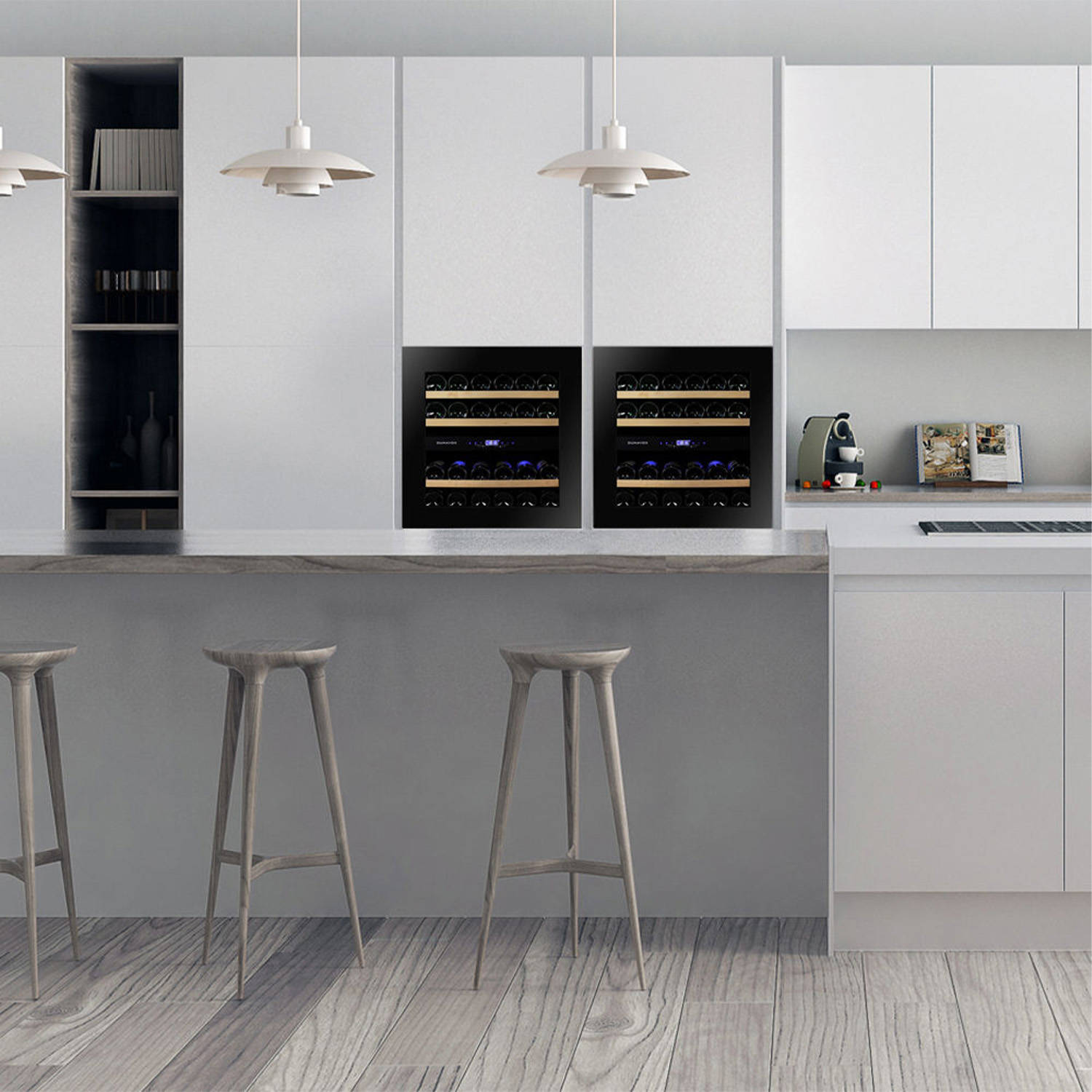 Dunavox Glance-25 Integrated Wine Cooler - Available in 3 Colours