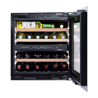 Dunavox Glance-25 Integrated Wine Cooler - Available in 3 Colours