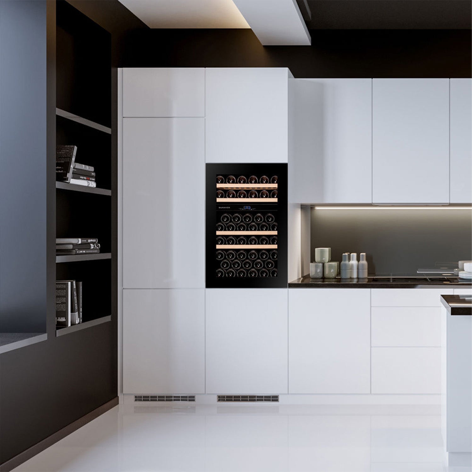 Dunavox Glance-49 Integrated Wine Cooler - Available in 3 Colours