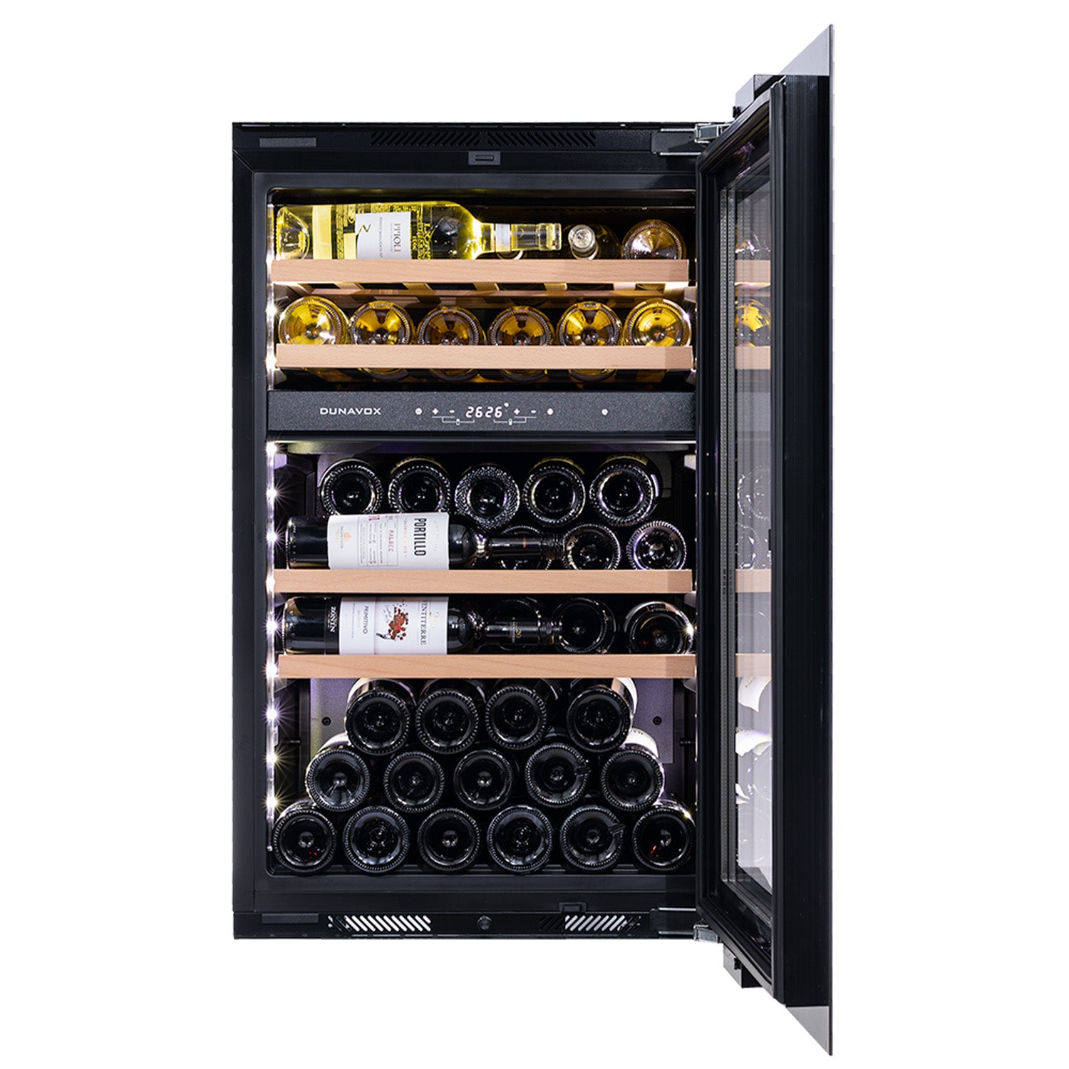 Dunavox Glance-49 Integrated Wine Cooler - Available in 3 Colours