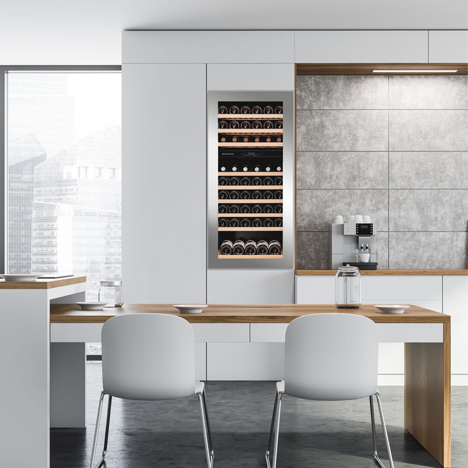 Dunavox Glance-72 Integrated Wine Cooler - Available in 3 Colours