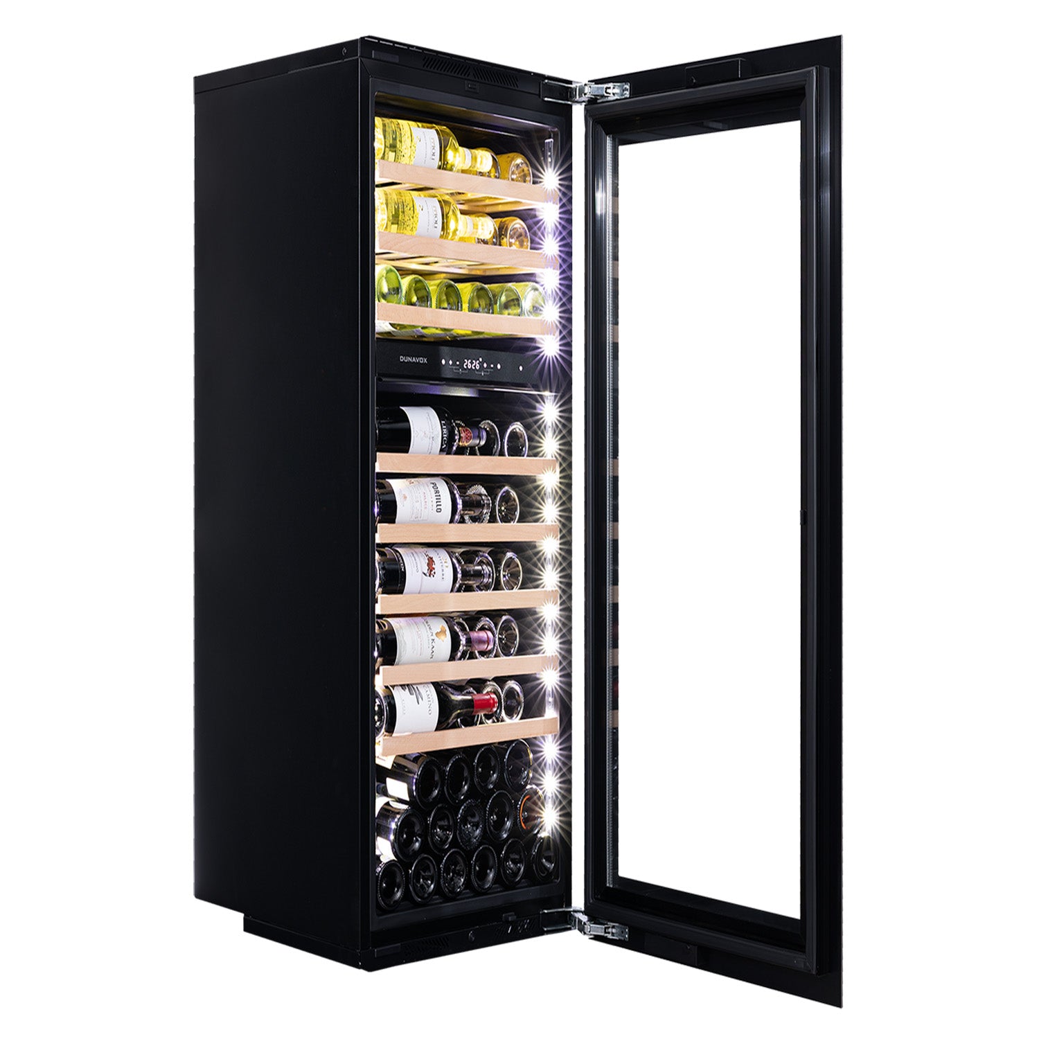 Dunavox Glance-72 Integrated Wine Cooler - Available in 3 Colours