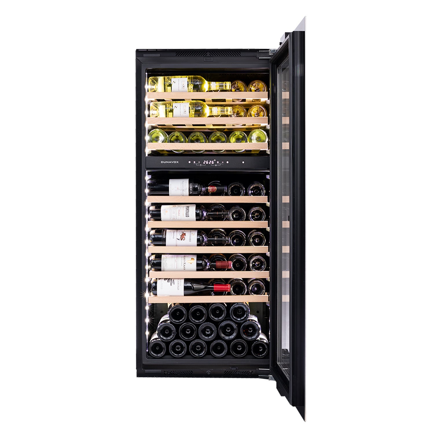 Dunavox Glance-72 Integrated Wine Cooler - Available in 3 Colours